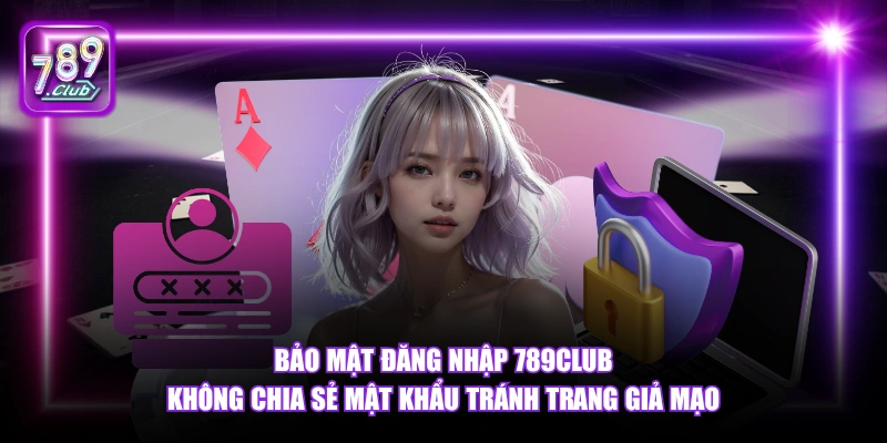 Đăng nhập 789Club 6 Bảo mật đăng nhập 789Club không chia sẻ mật khẩu tránh trang giả mạo.